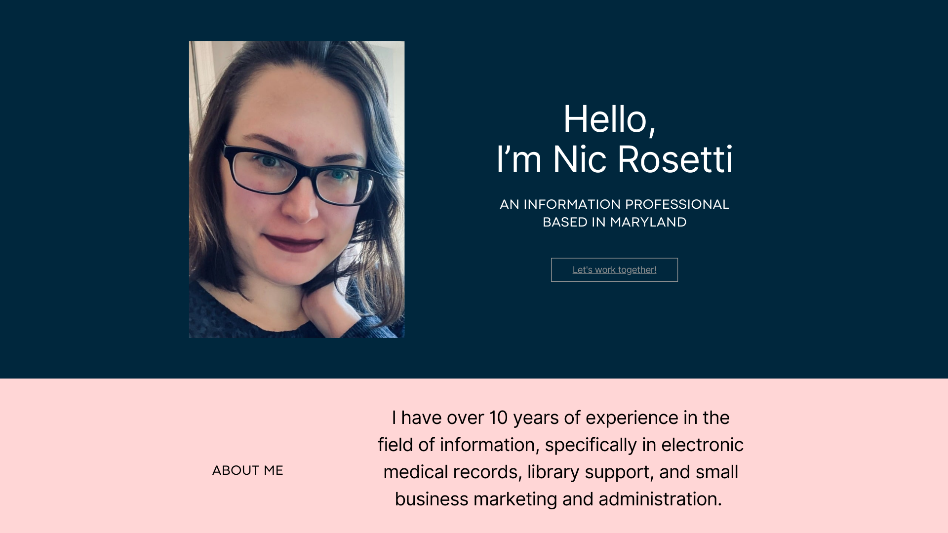 website screenshot of https://nicrosetti.com/