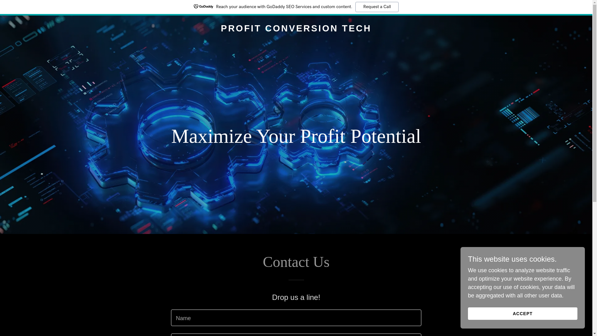 website screenshot of https://profitconversiontech.com/