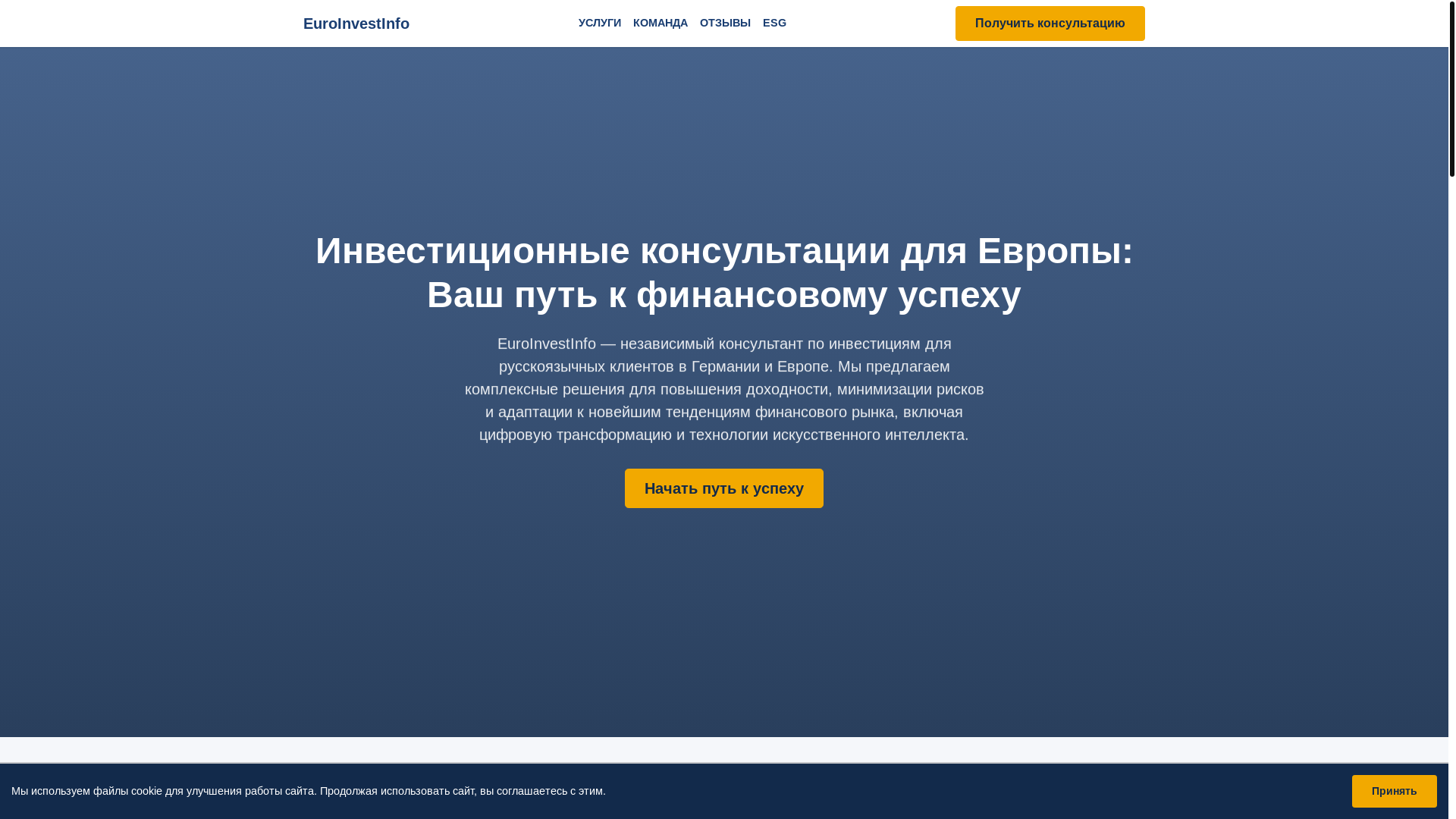 website screenshot of https://euroinvestinfo.info/