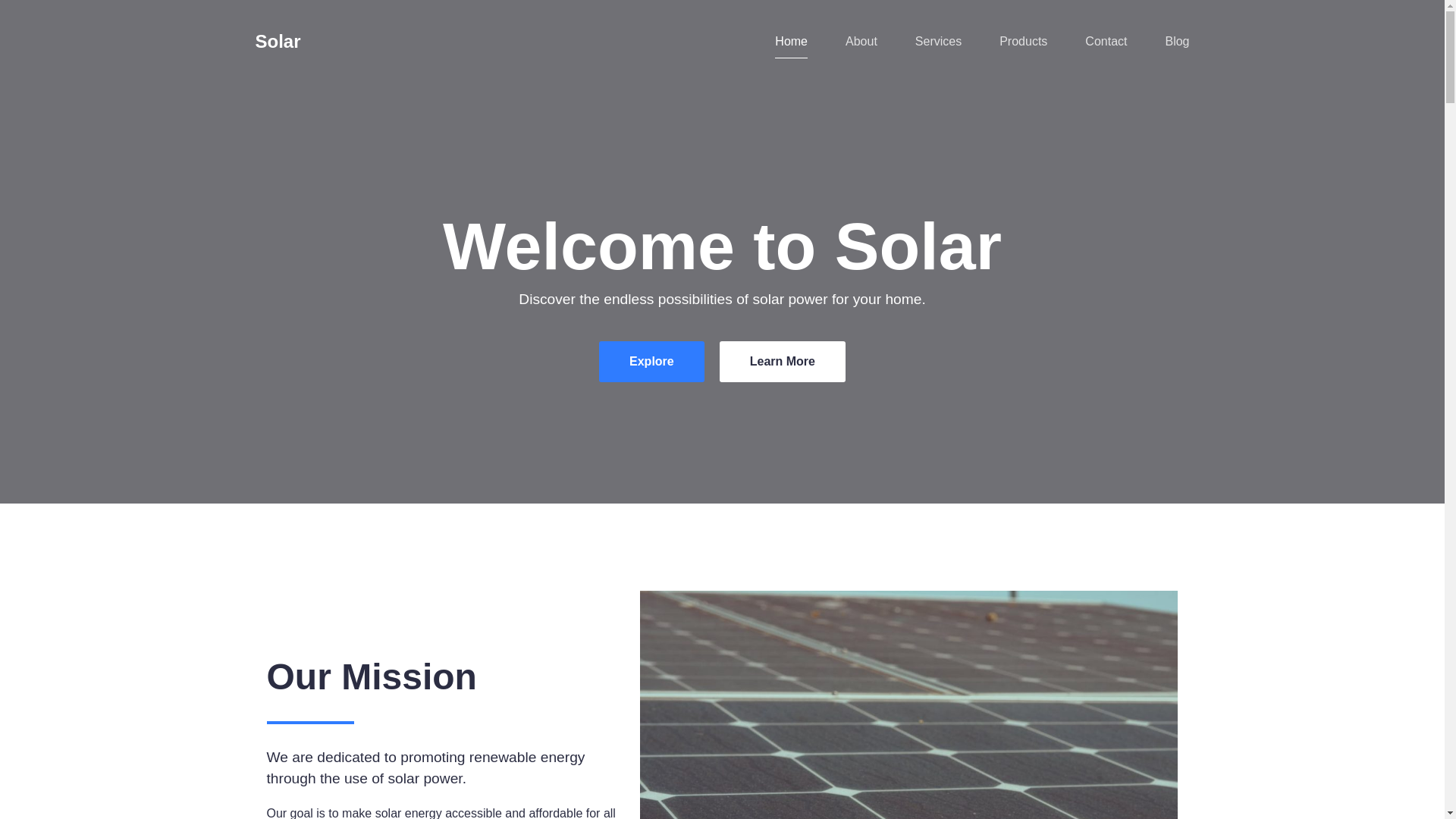 website screenshot of https://solarithmenergy.in/