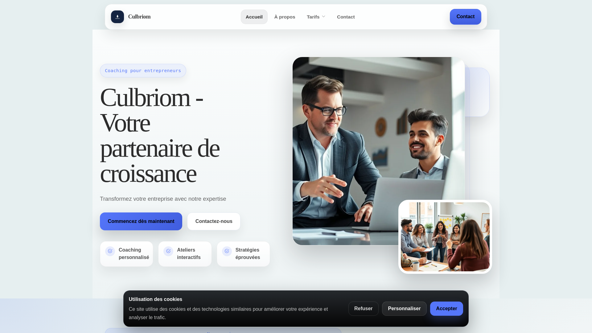 website screenshot of https://culbriomdeavgla.me/