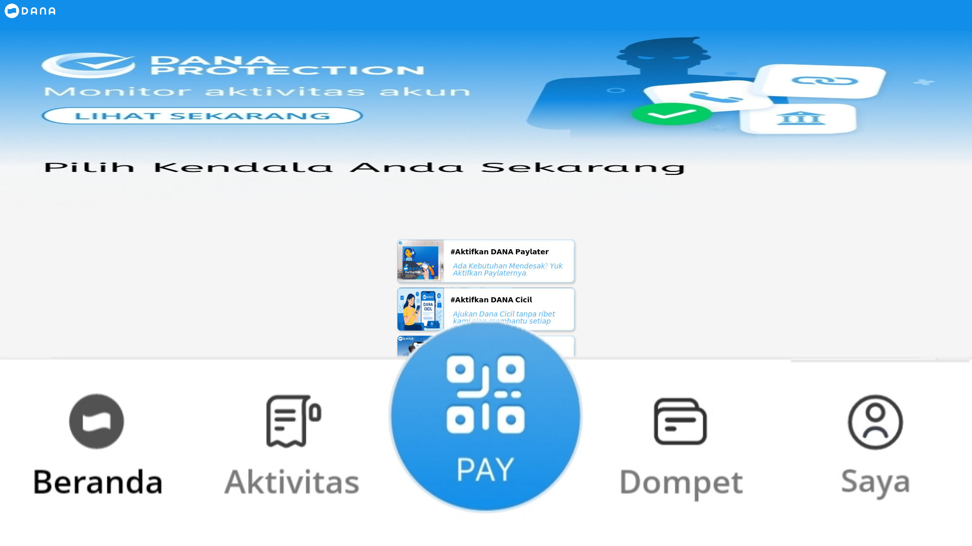 website screenshot of https://aktifkanpaylatersx.resmii-iid4.my.id