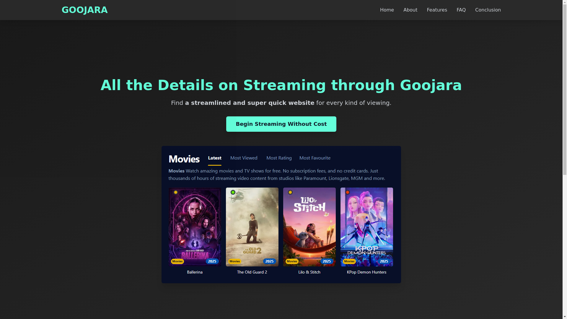 website screenshot of https://goojara-symy.pages.dev/