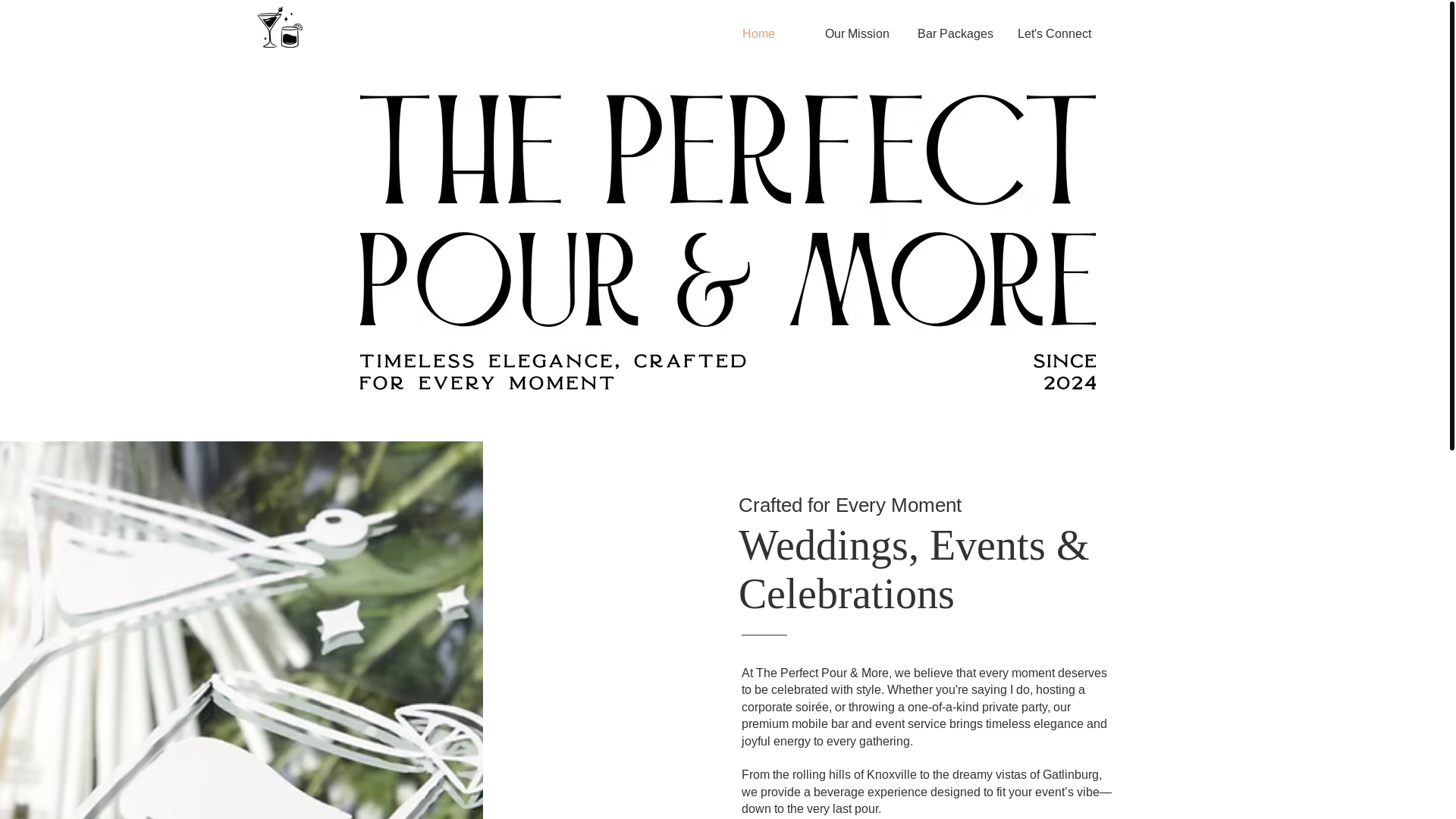 website screenshot of https://perfectpourandmore.com/