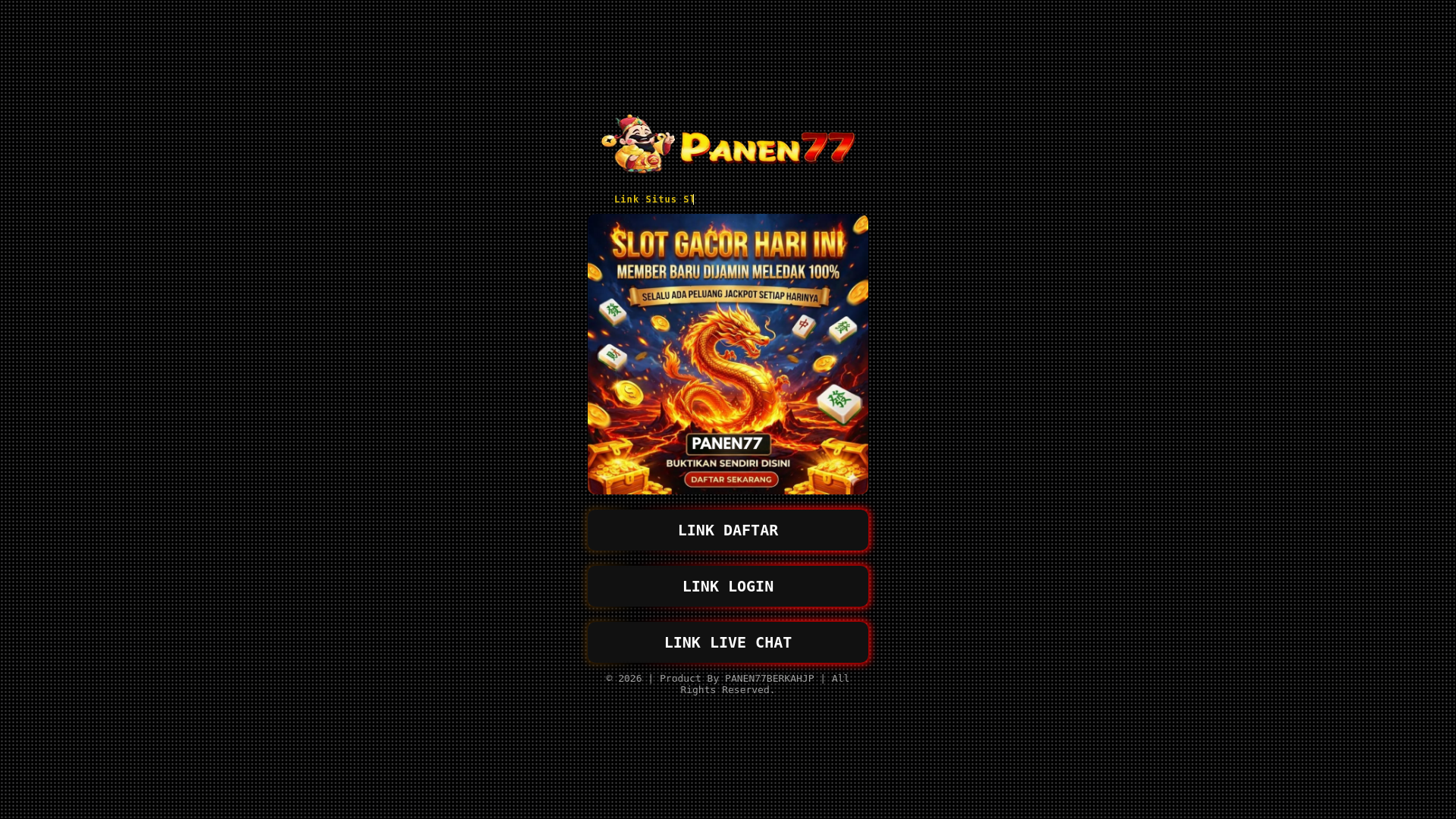 website screenshot of https://panen77berkahjp-bocil.pages.dev/