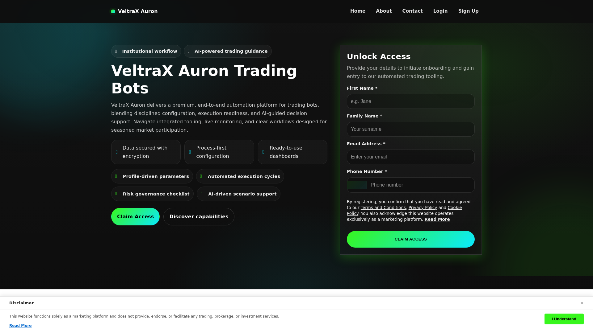 website screenshot of https://veltraxauron-digital.pages.dev/