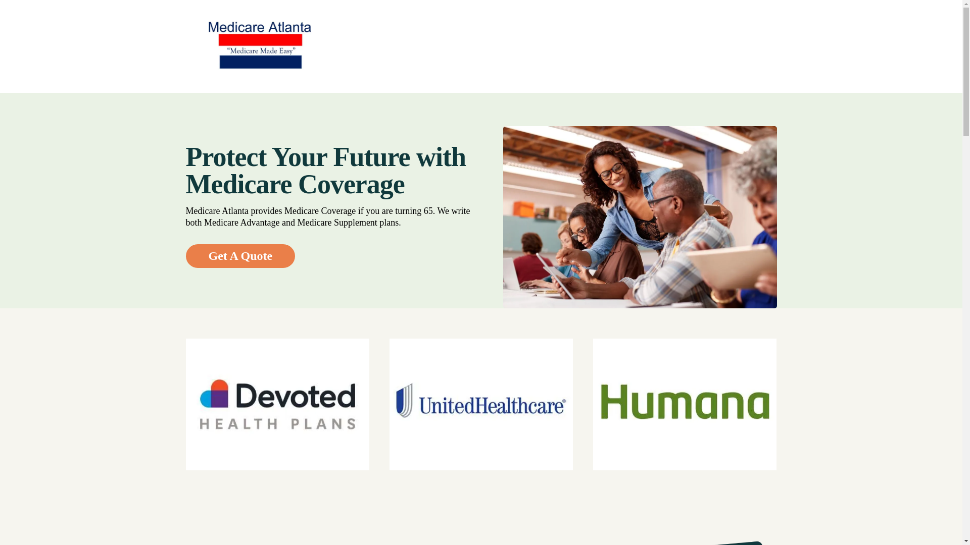 website screenshot of https://medicareatlantahelp.com/