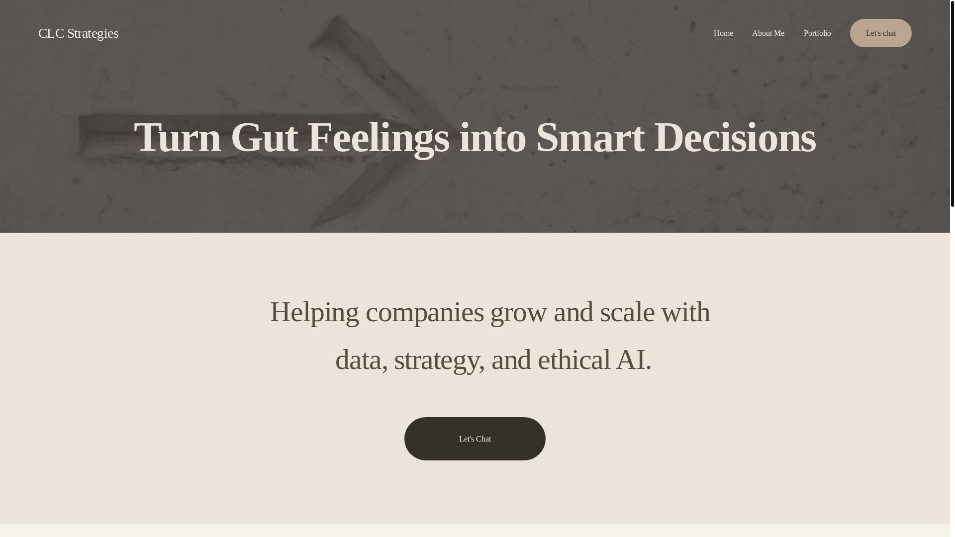 website screenshot of https://clc-strategies.com/