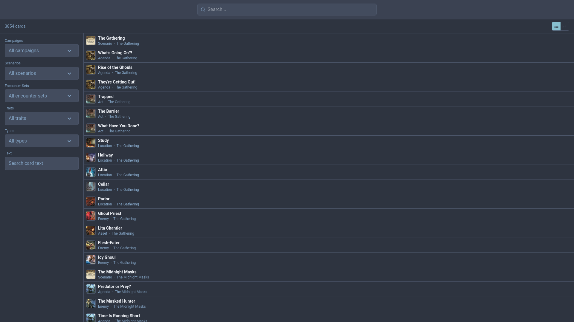 website screenshot of https://arkham.study/