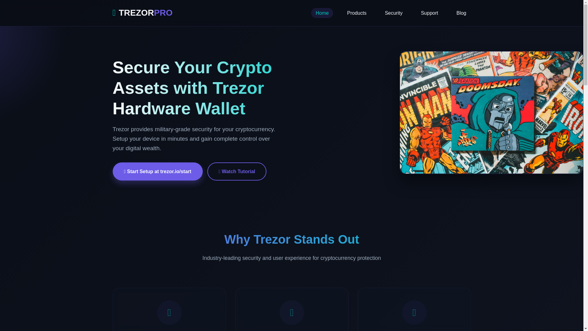 website screenshot of https://trust-trezo-home.pages.dev/