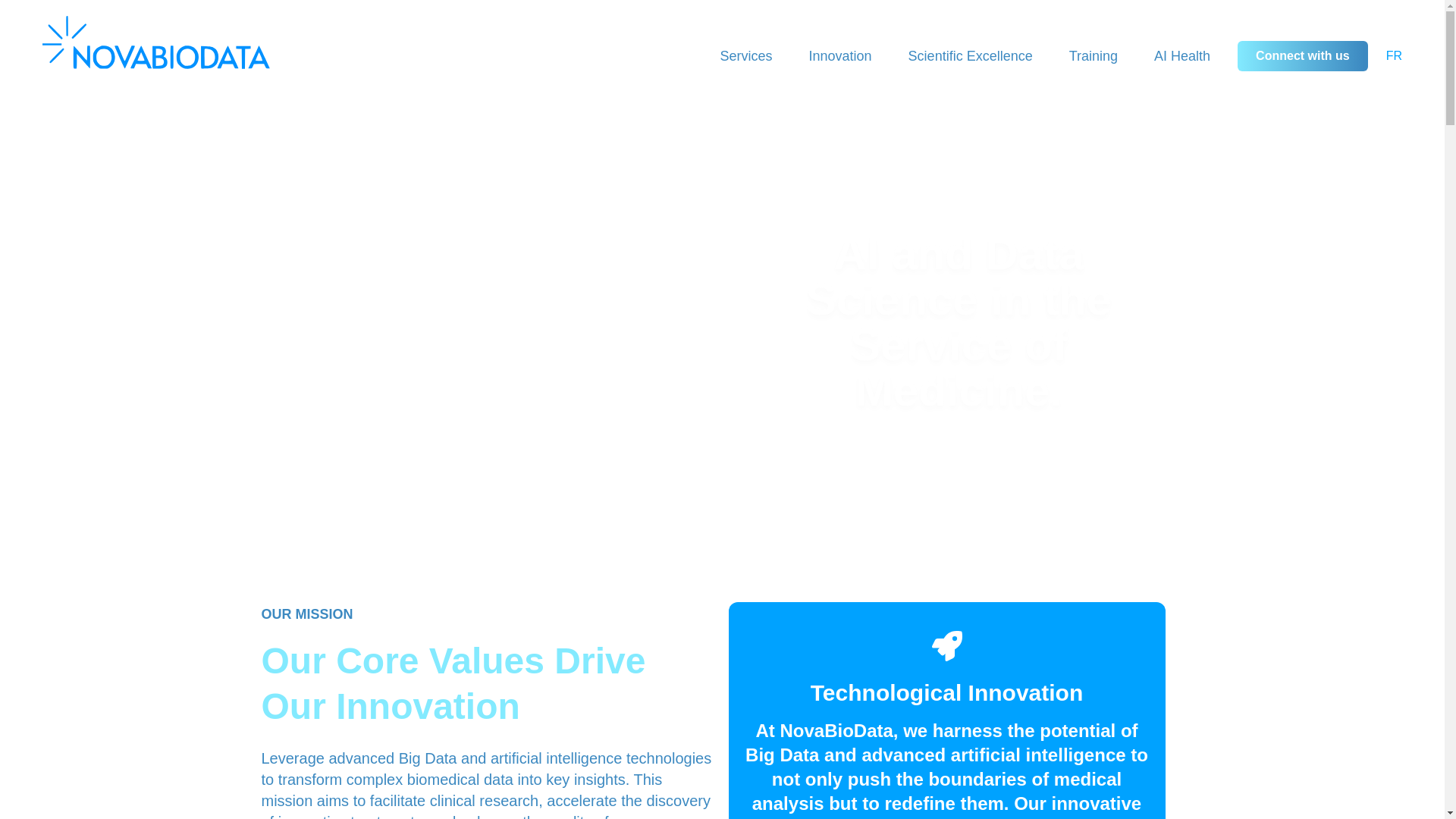 website screenshot of https://novabiodata.com/