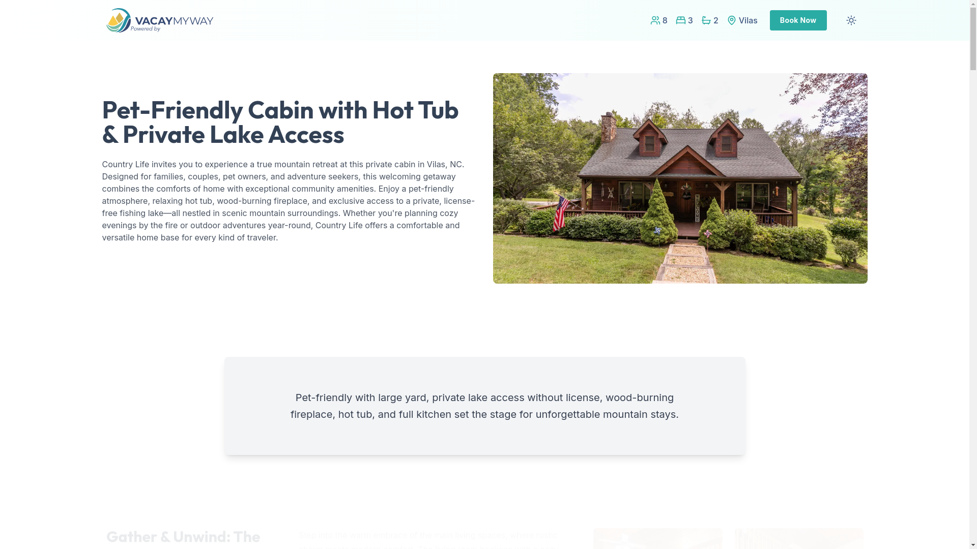 website screenshot of https://happypaws.land/