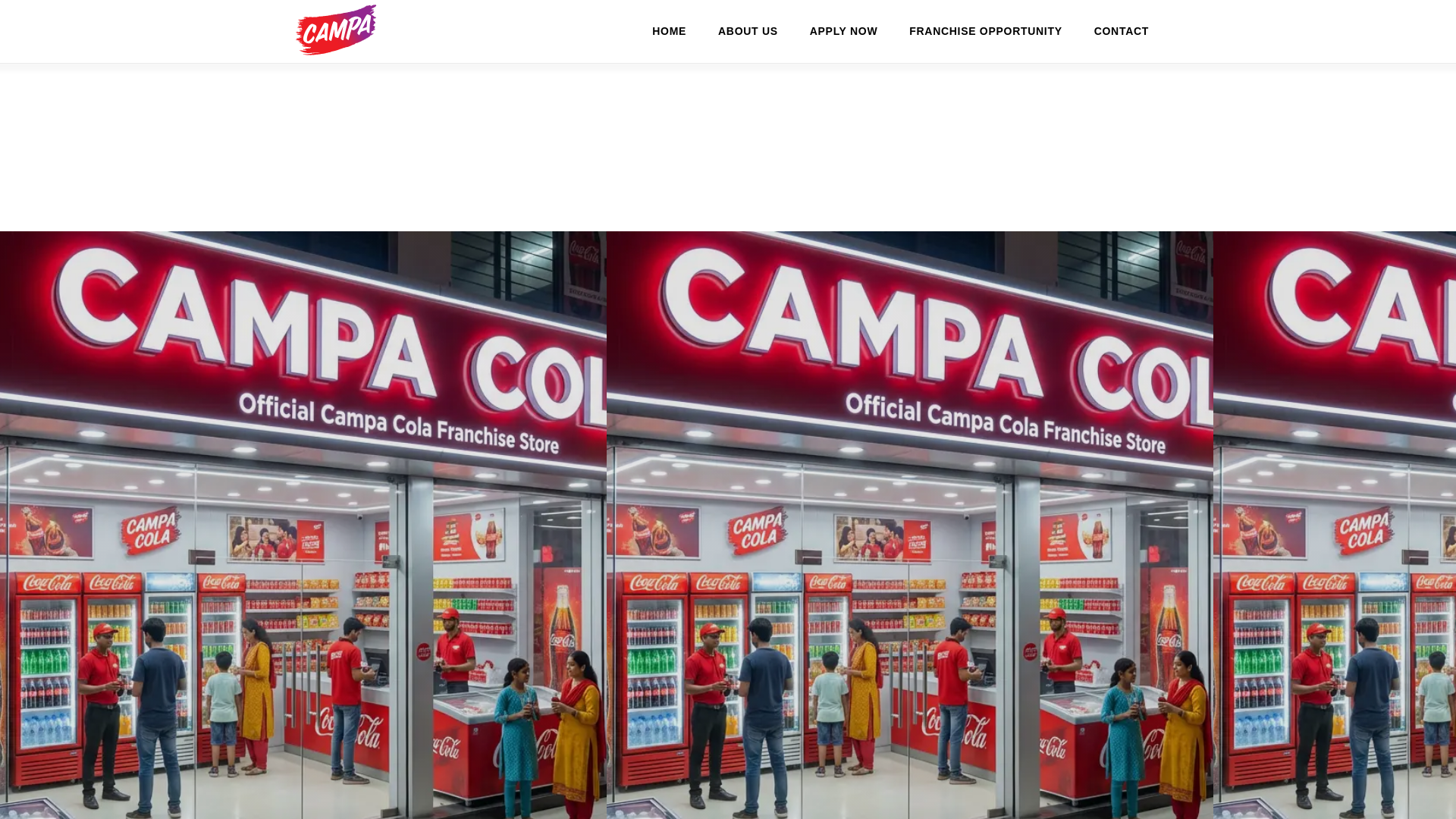 website screenshot of https://applycampacola.com