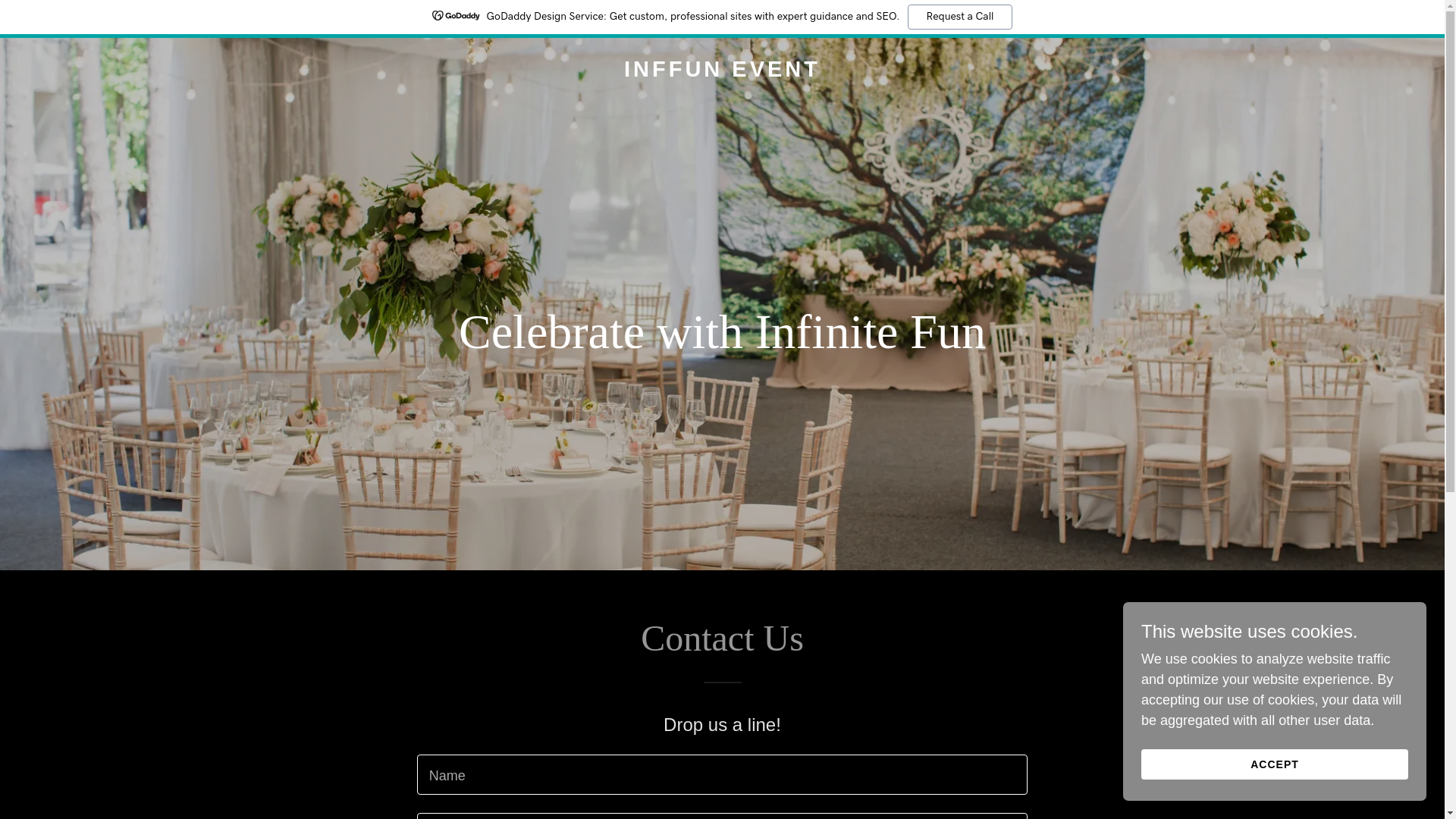 website screenshot of https://inffunevent.com/