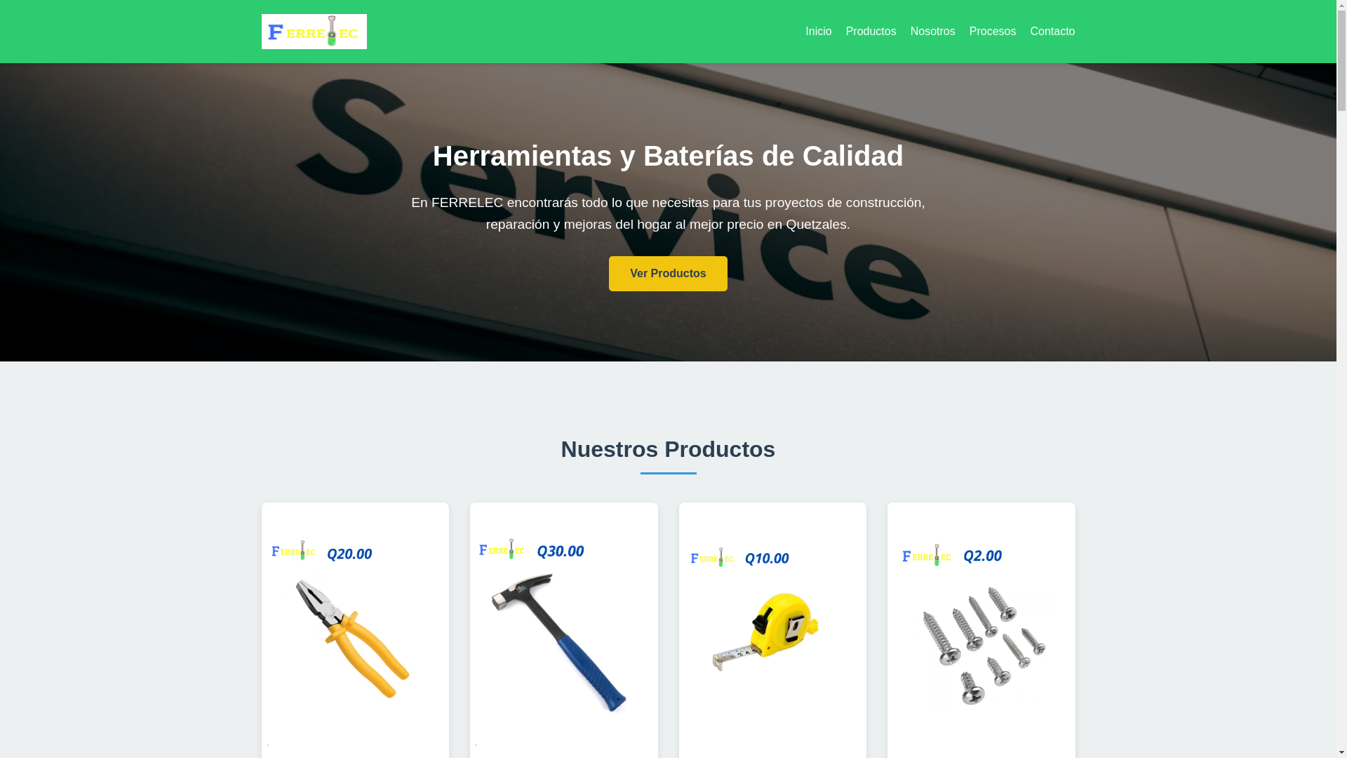 website screenshot of https://ferrelec-store.pages.dev/