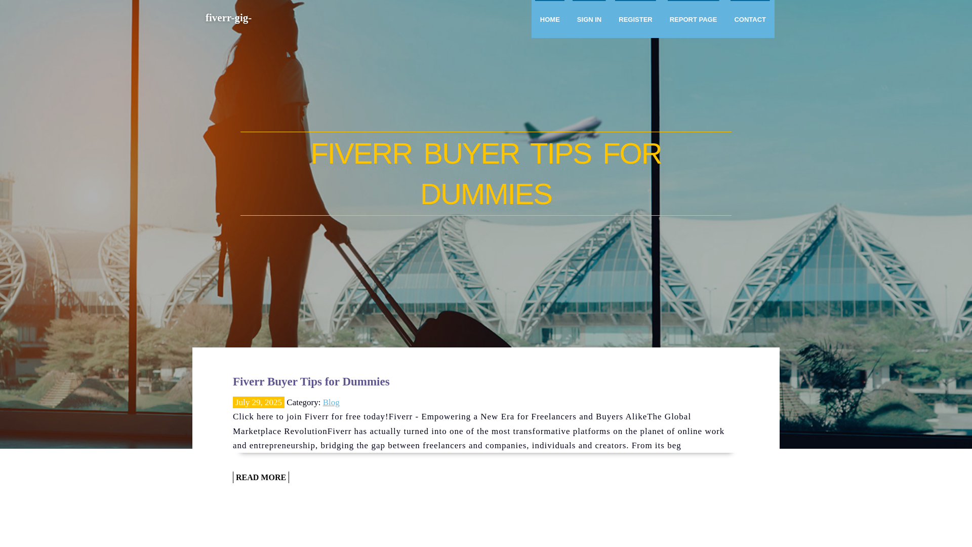 website screenshot of https://fiverr-gig-ideas34444.dreamyblogs.com