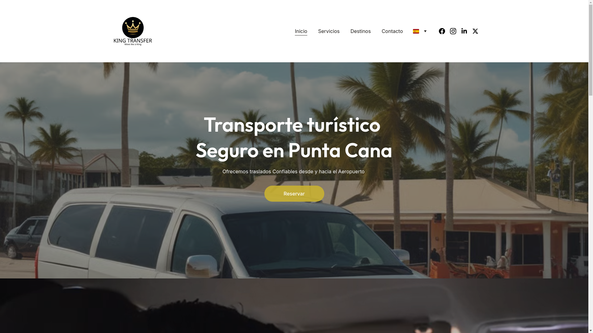 website screenshot of https://king-transfer.com/