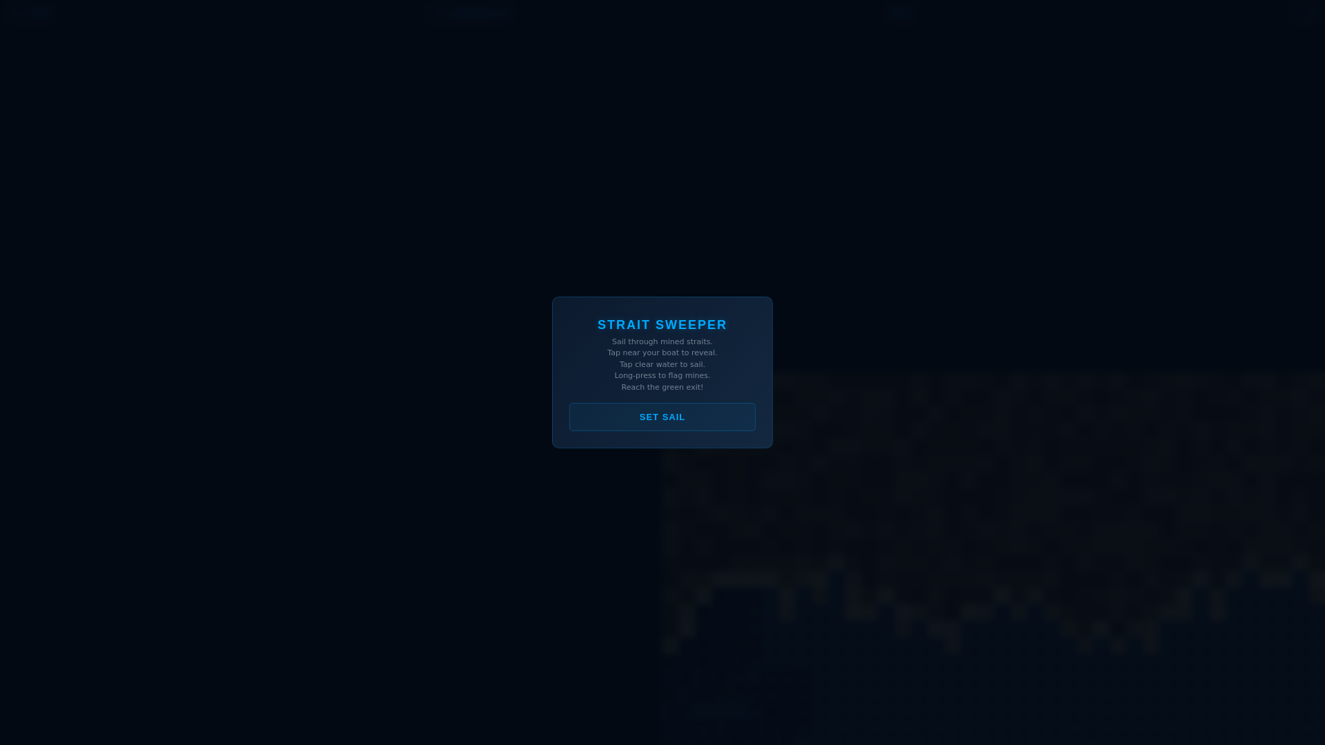 website screenshot of https://strait-sweeper.pages.dev/