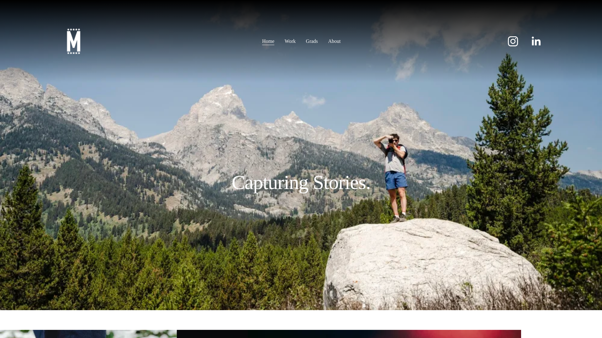 website screenshot of https://michaelroggenbaum.com/