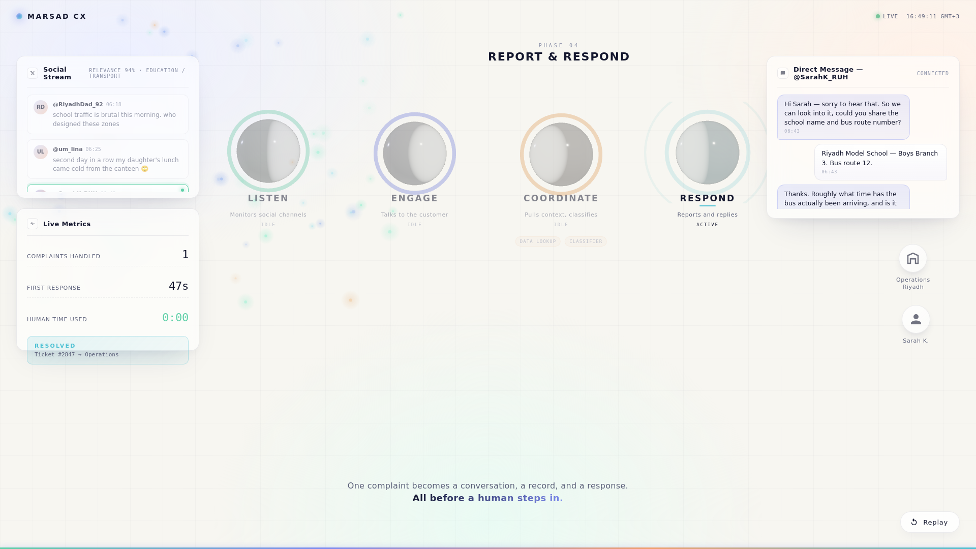 website screenshot of https://cx-demo.pages.dev/