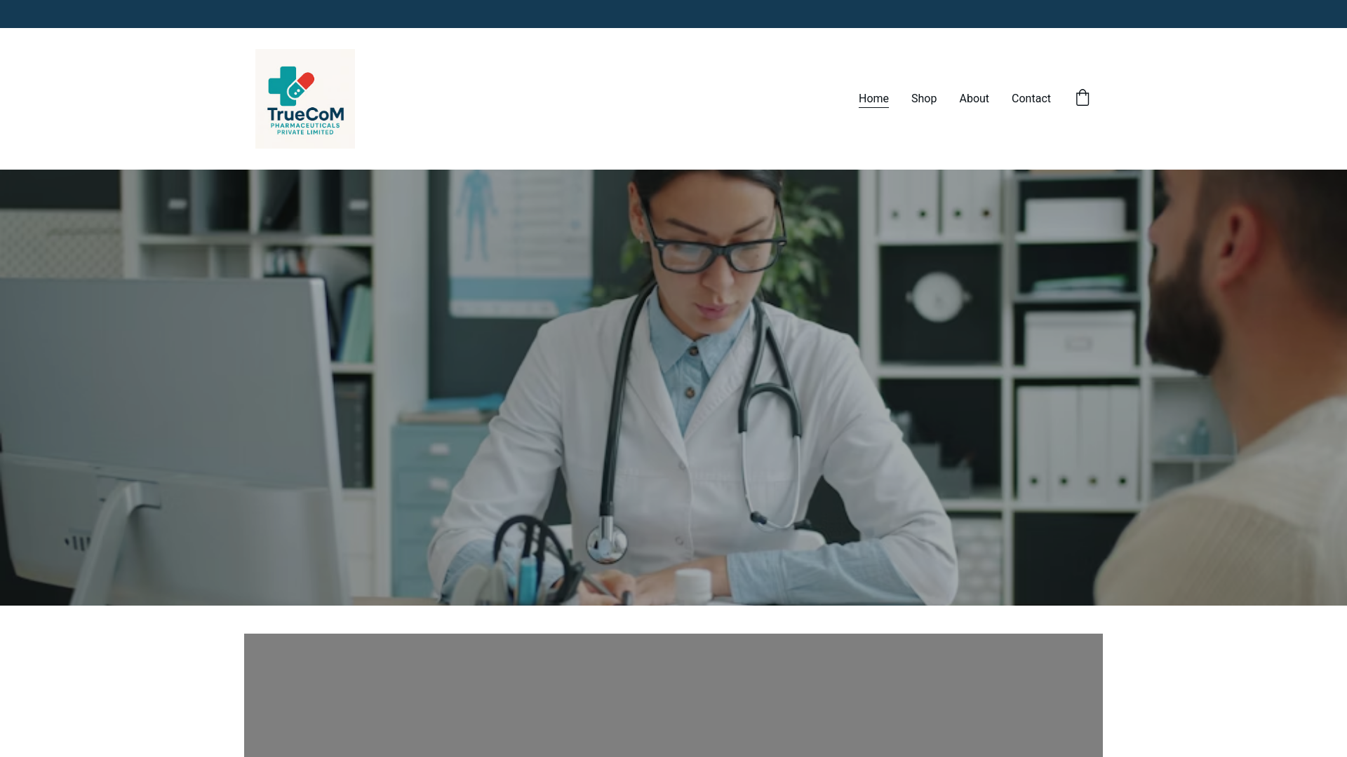 website screenshot of https://truecompharmaceutical.com/