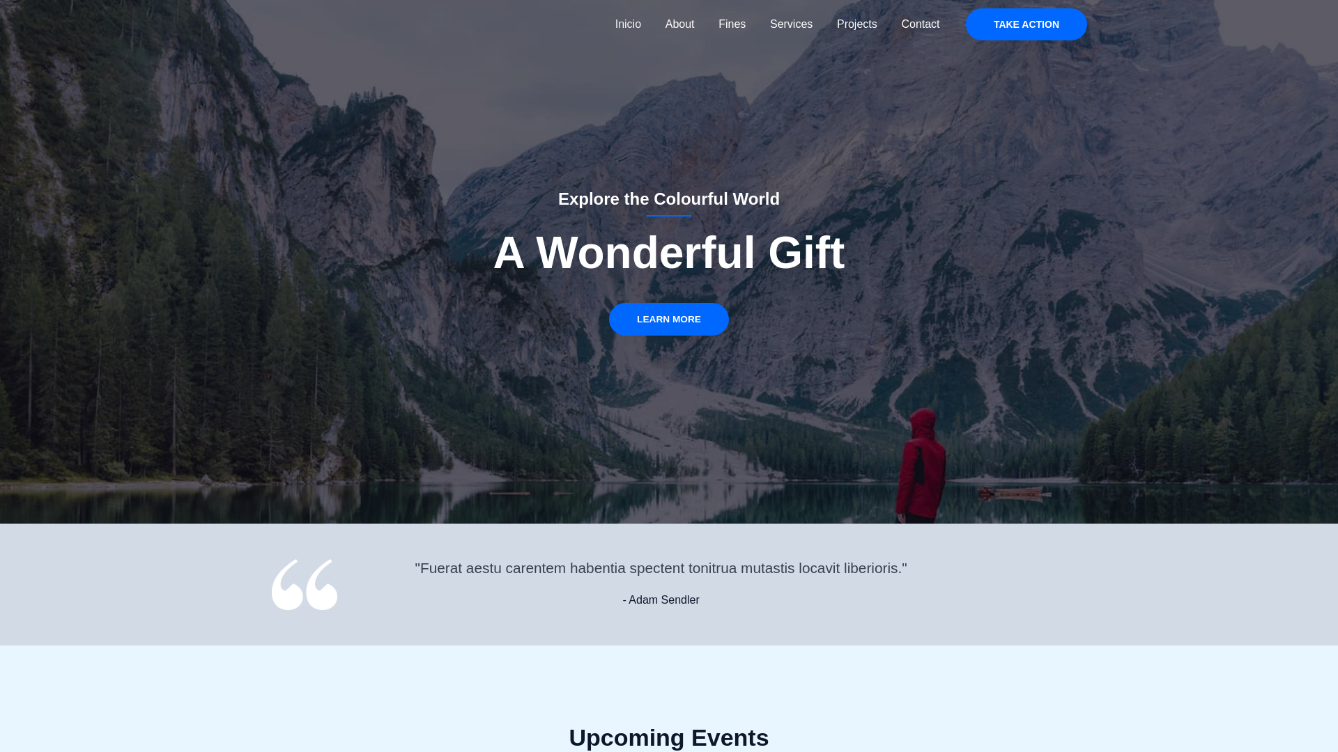 website screenshot of https://asociacionala23virtual.es/
