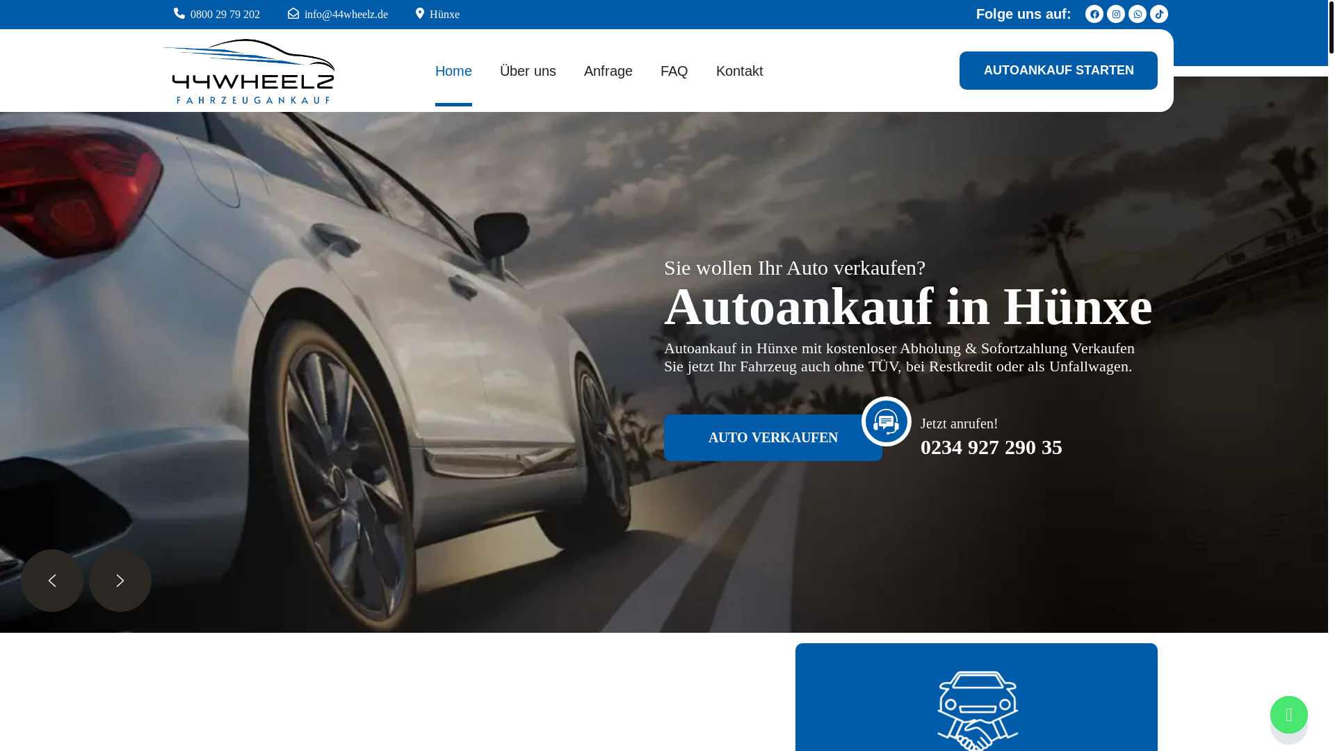 website screenshot of https://xn--autoankauf-hnxe365-x6b.de/