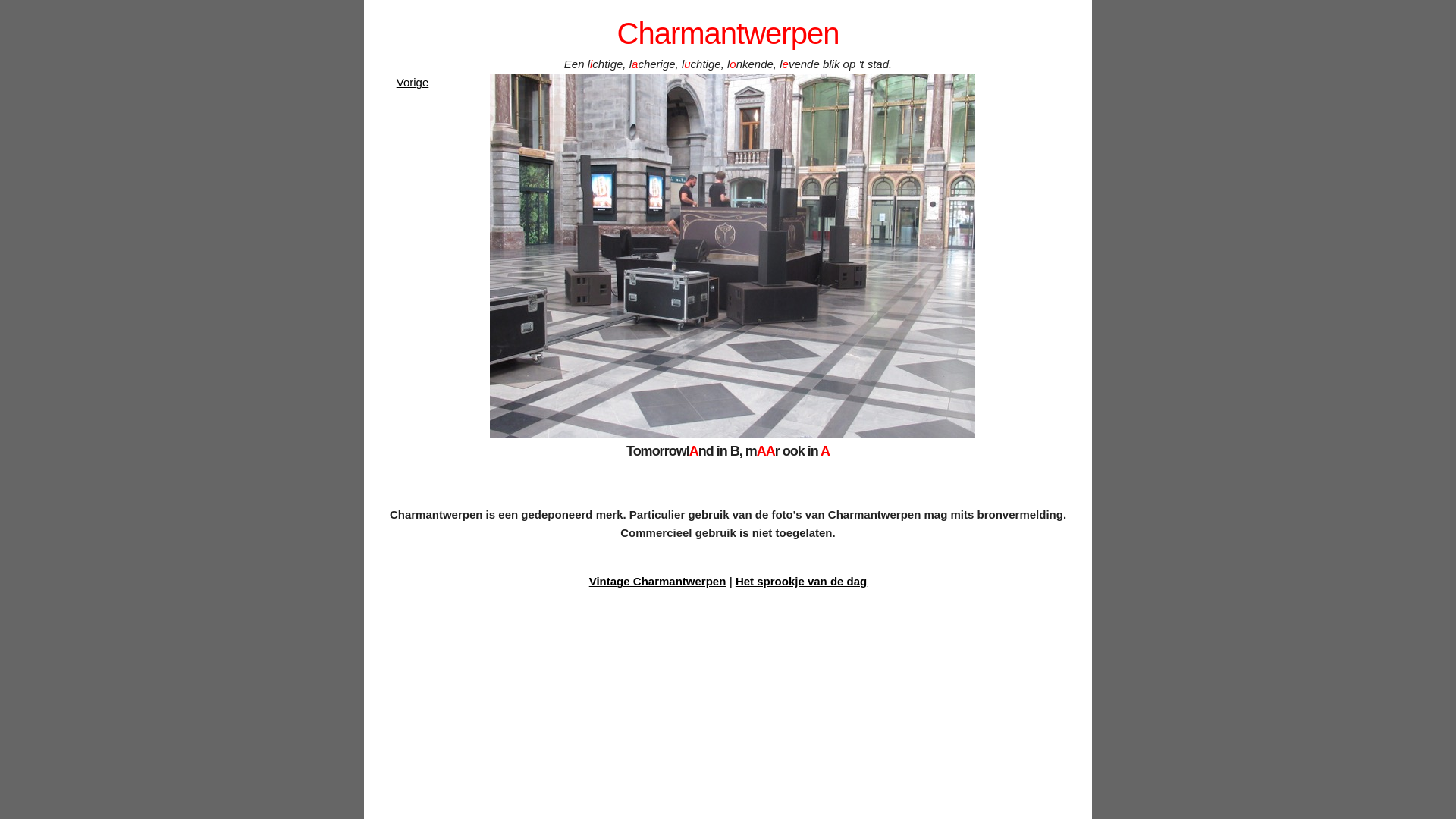 website screenshot of https://charmantwerpen.pages.dev/