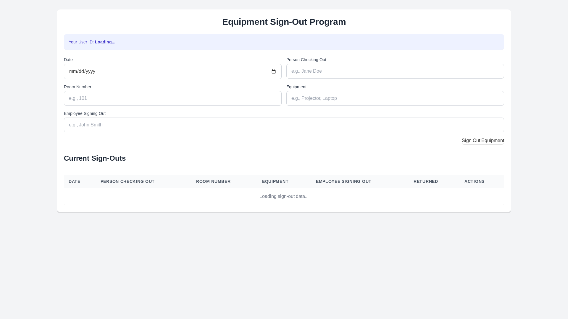 website screenshot of https://powhatanequipment.org/