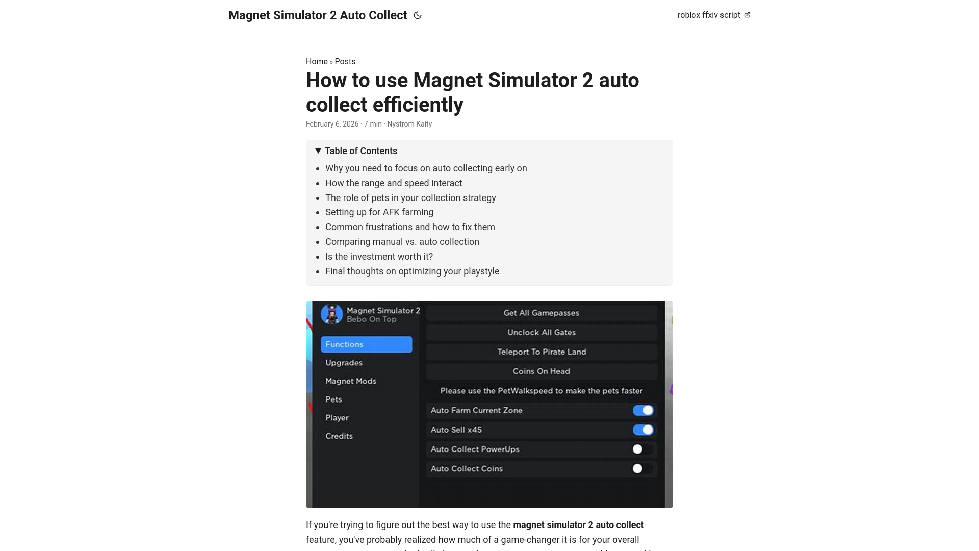 website screenshot of https://magnet-simulator-2-auto-collect.pages.dev/