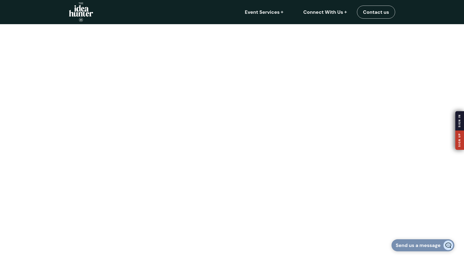 website screenshot of https://theideahunter.site