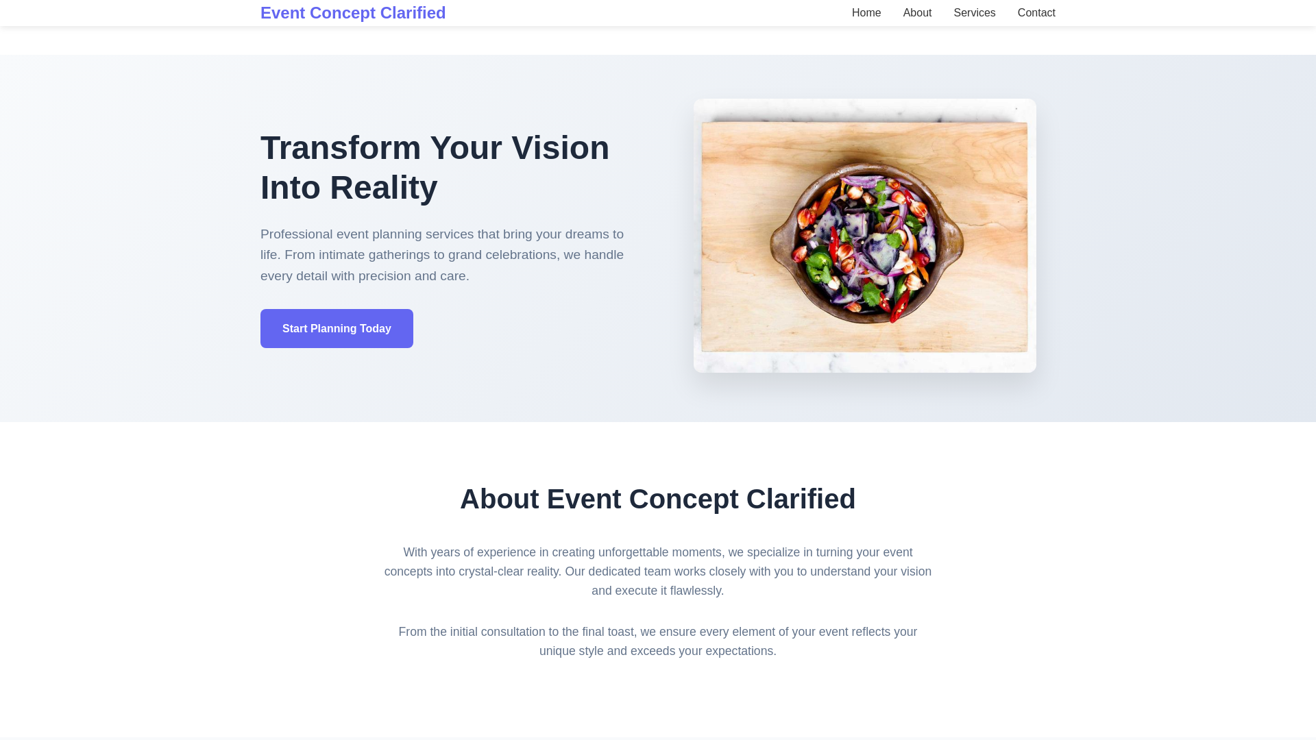website screenshot of https://eventconceptclarified.click/