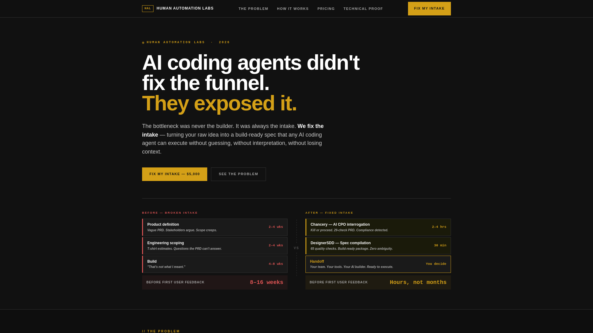 website screenshot of https://hal-landing.pages.dev/