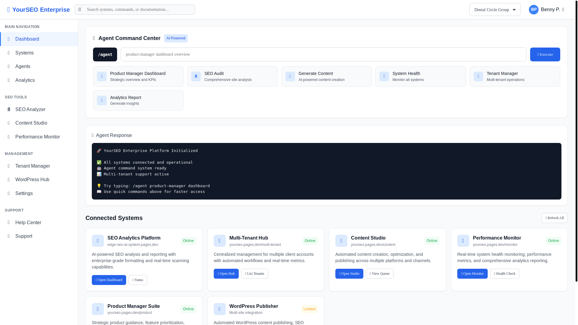 website screenshot of https://seo-command.pages.dev/