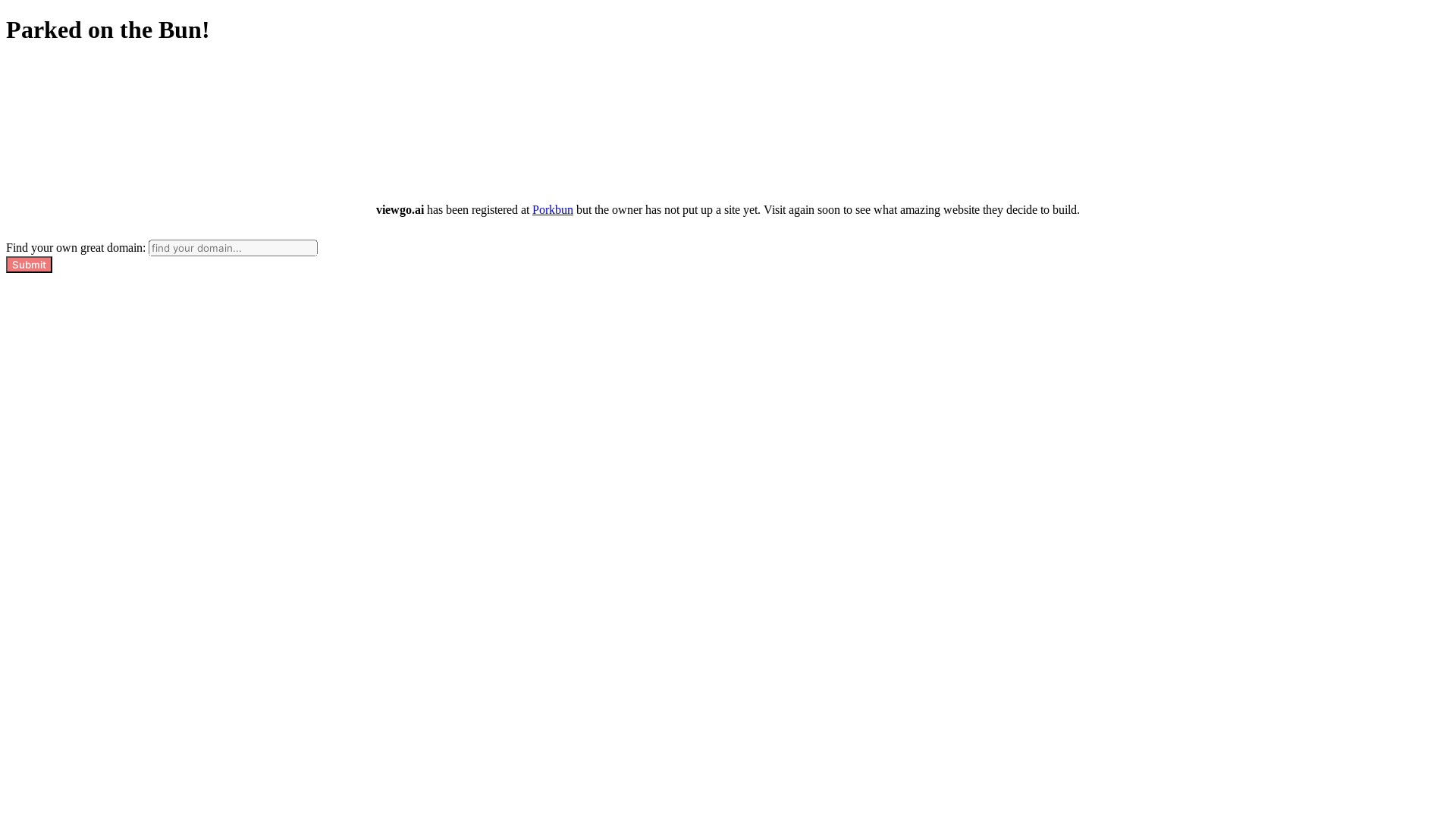website screenshot of https://viewgo.ai/