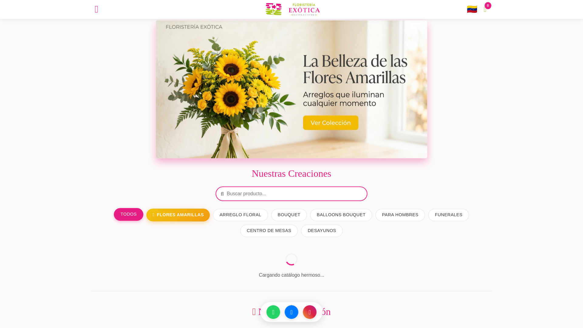 website screenshot of https://floristeriaexotica.pages.dev/