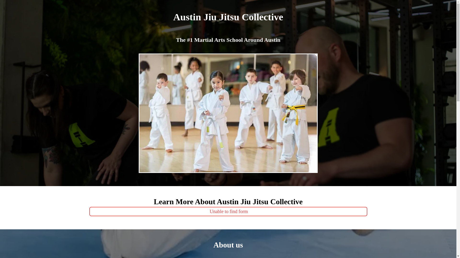 website screenshot of https://austinjiujitsucollective.club/