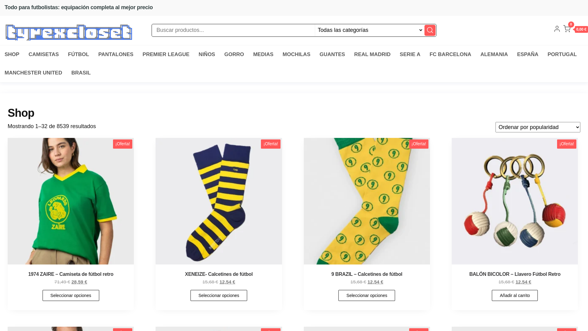 website screenshot of https://tyrexcloset.com