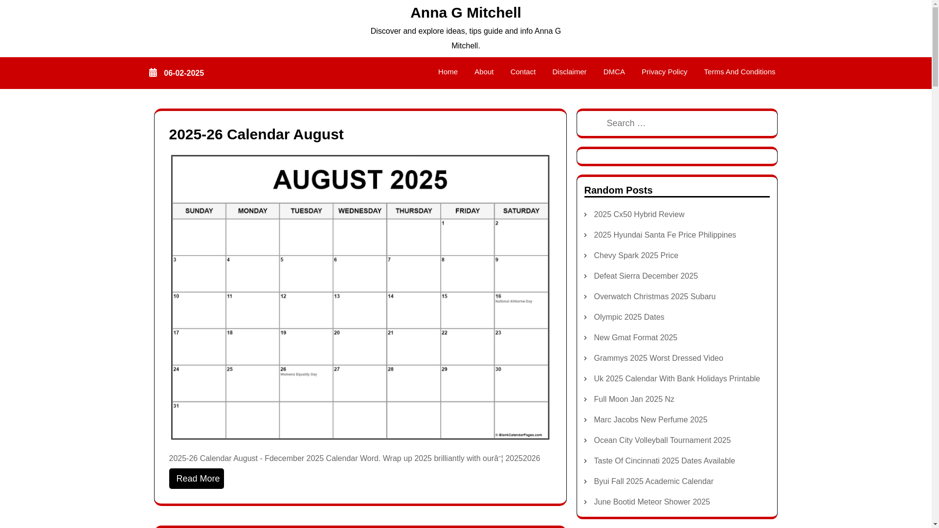 website screenshot of https://annagmitchelle.pages.dev/