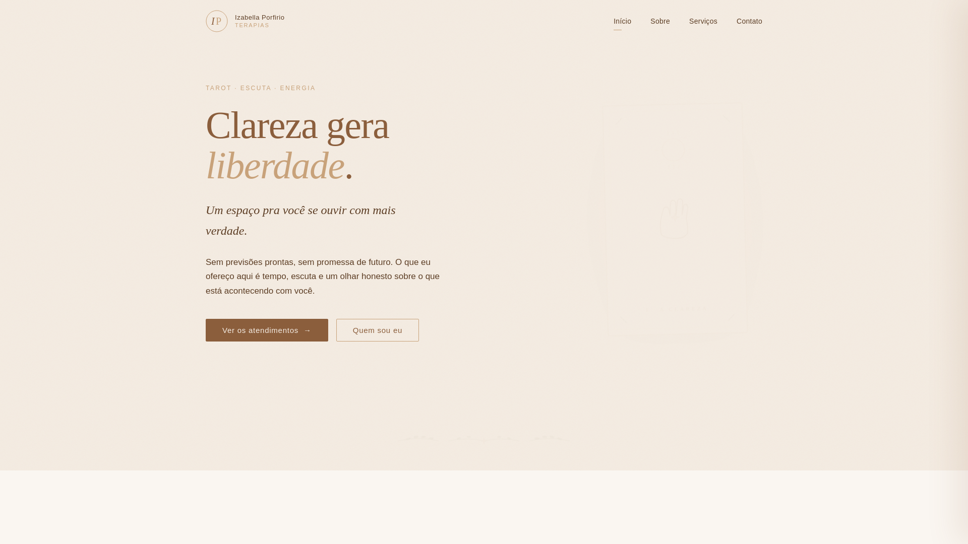 website screenshot of https://izabellaporfirio.pages.dev/