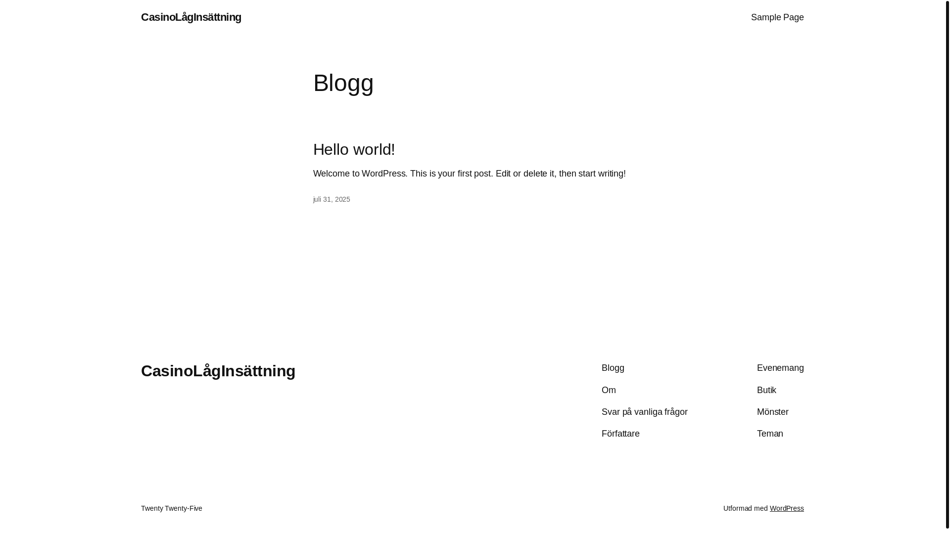 website screenshot of https://xn--casinolginsttning-0qbo.se/