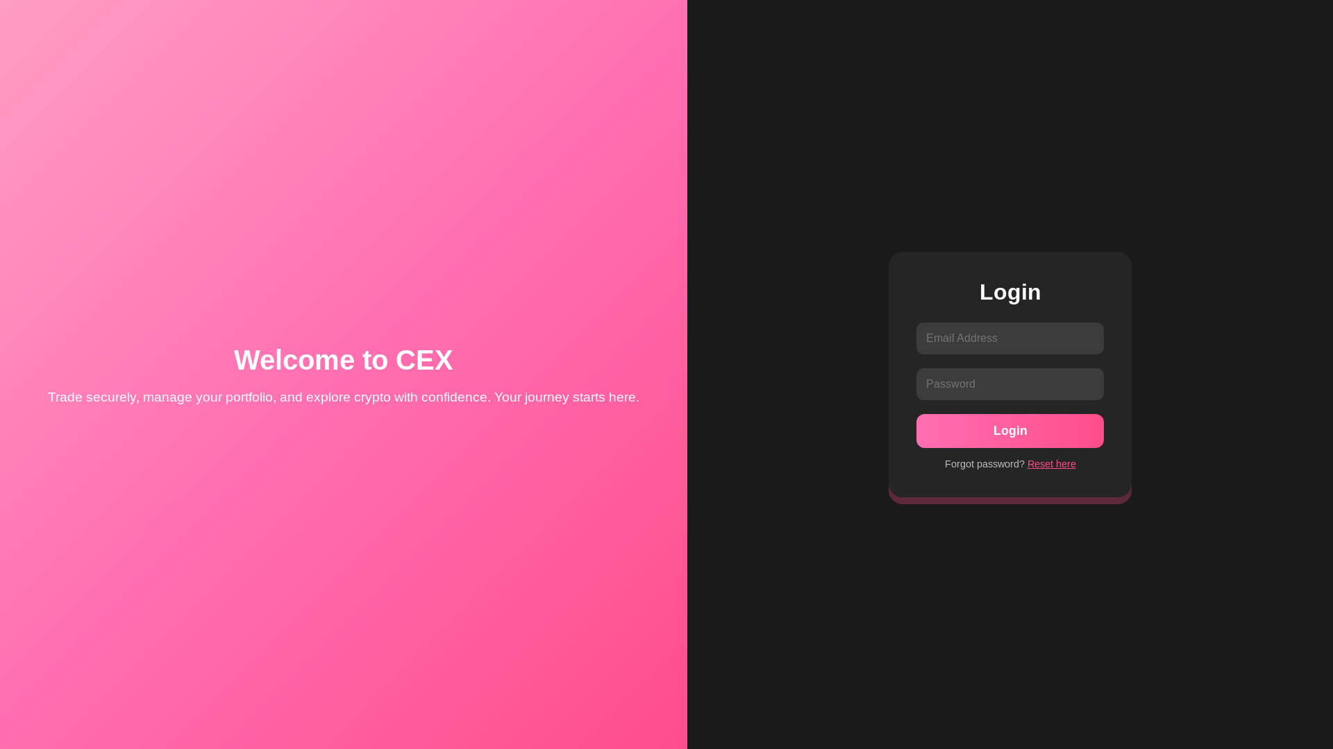 website screenshot of https://system-cex.pages.dev/