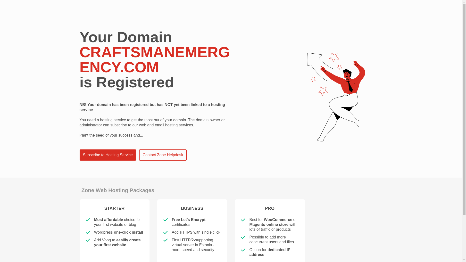 website screenshot of https://craftsmanemergency.com/