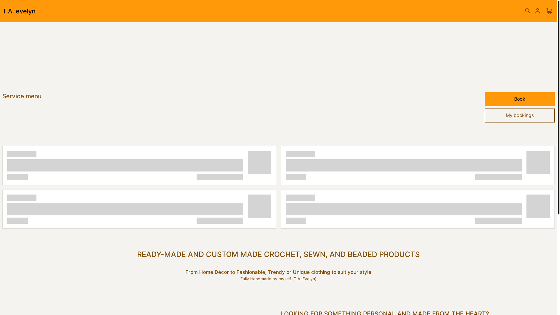 website screenshot of https://xtaevelynxshop.com/