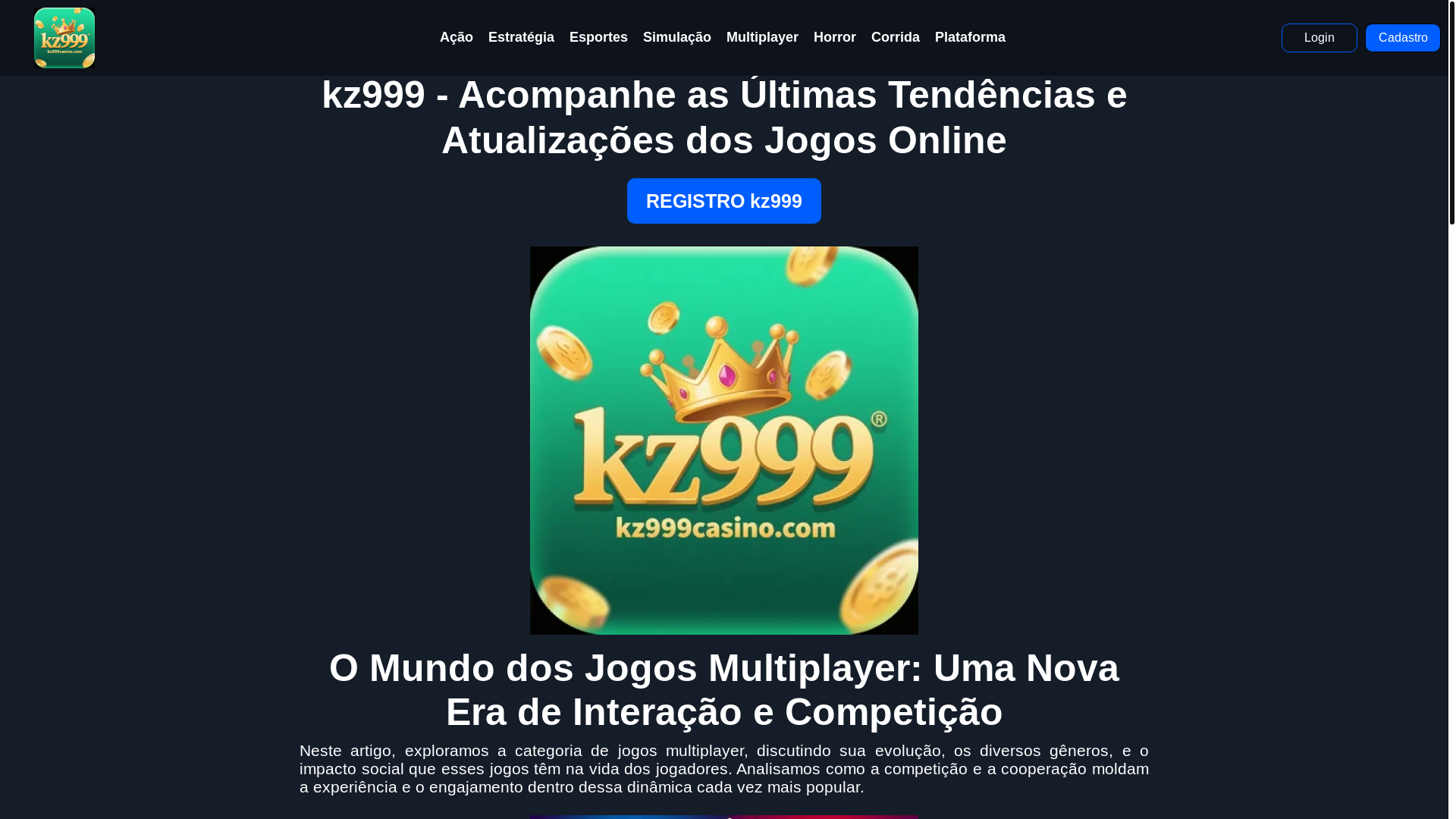 website screenshot of https://kz999casino.com/