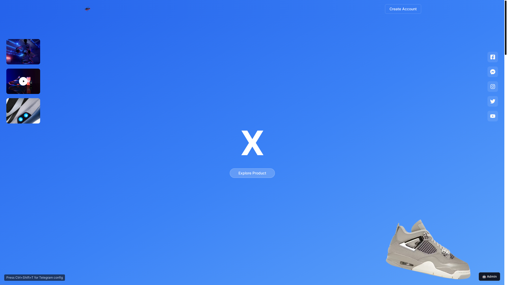 website screenshot of https://kicksole.info/