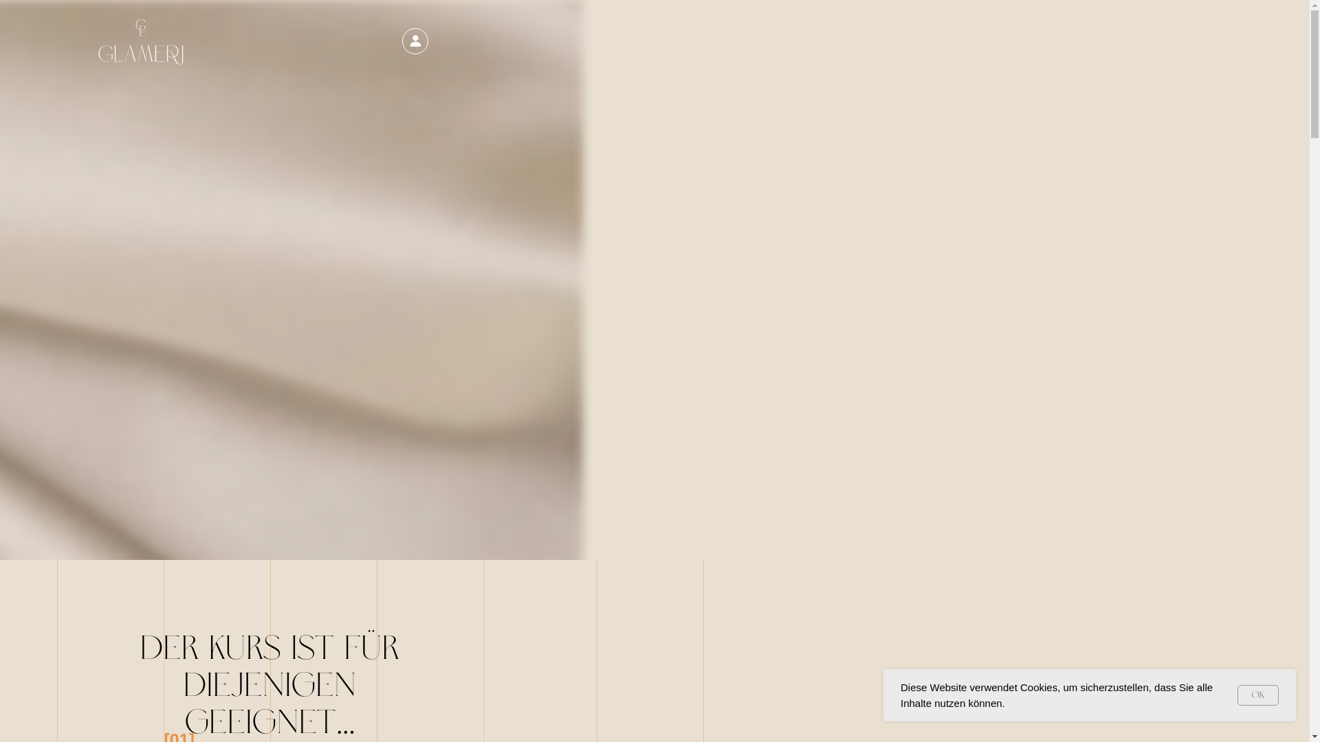 website screenshot of https://glameri.de/