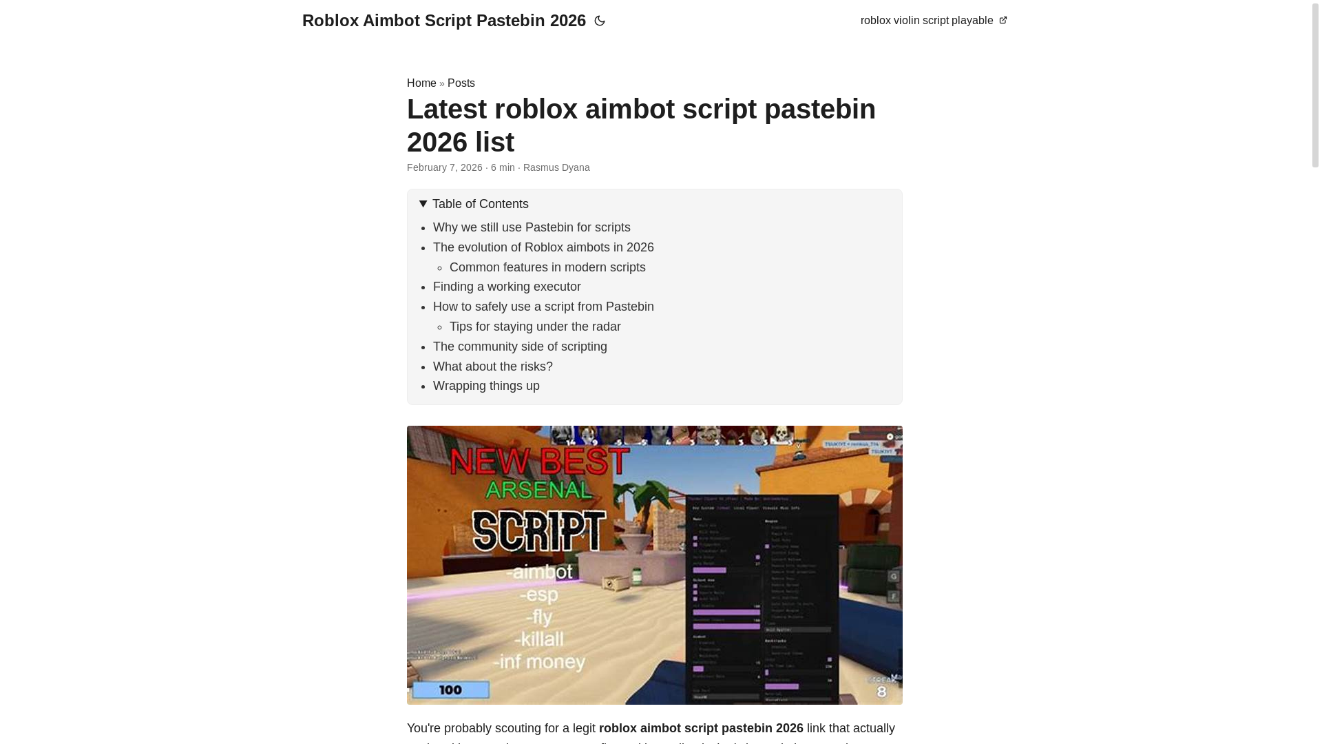 website screenshot of https://roblox-aimbot-script-pastebin-2026.pages.dev/