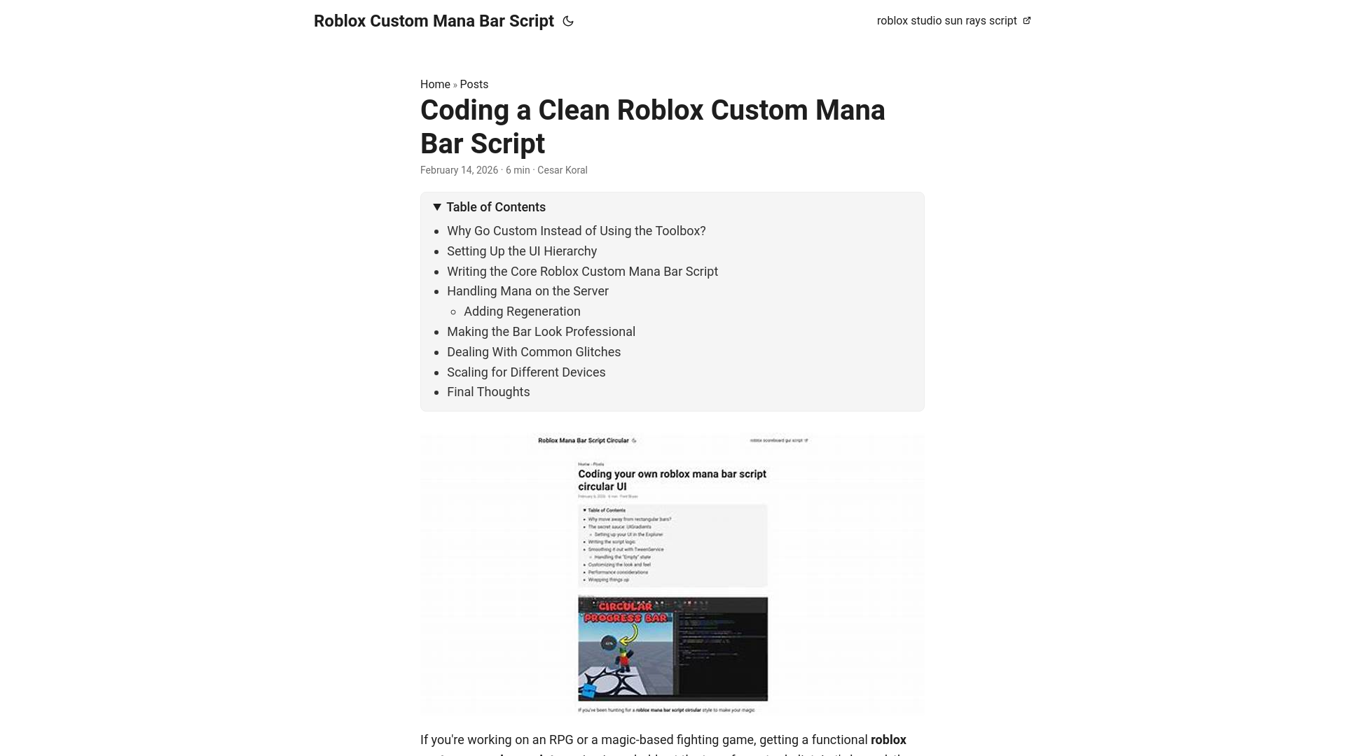 website screenshot of https://roblox-custom-mana-bar-script.pages.dev/