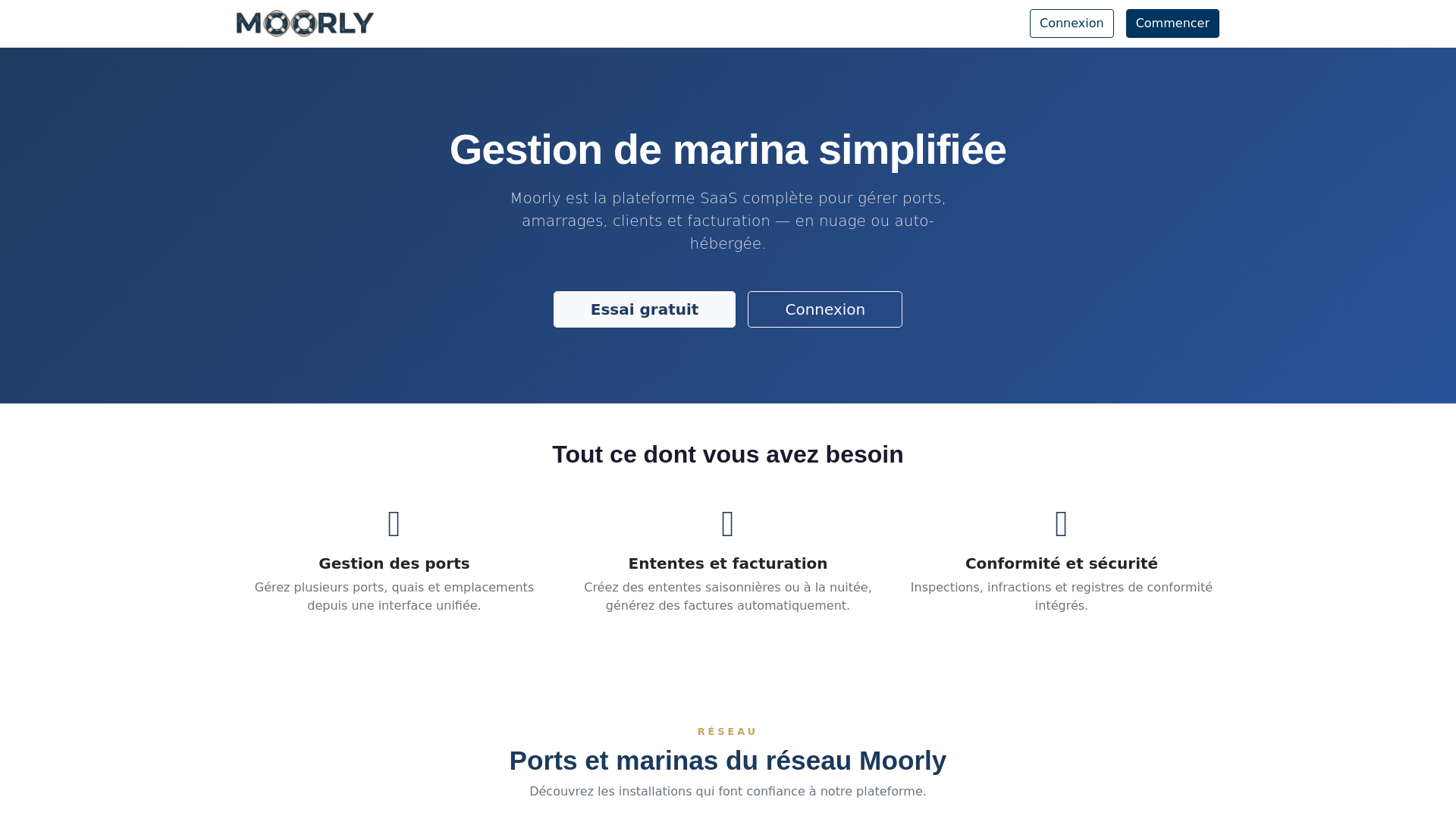 website screenshot of https://moorly.ca/